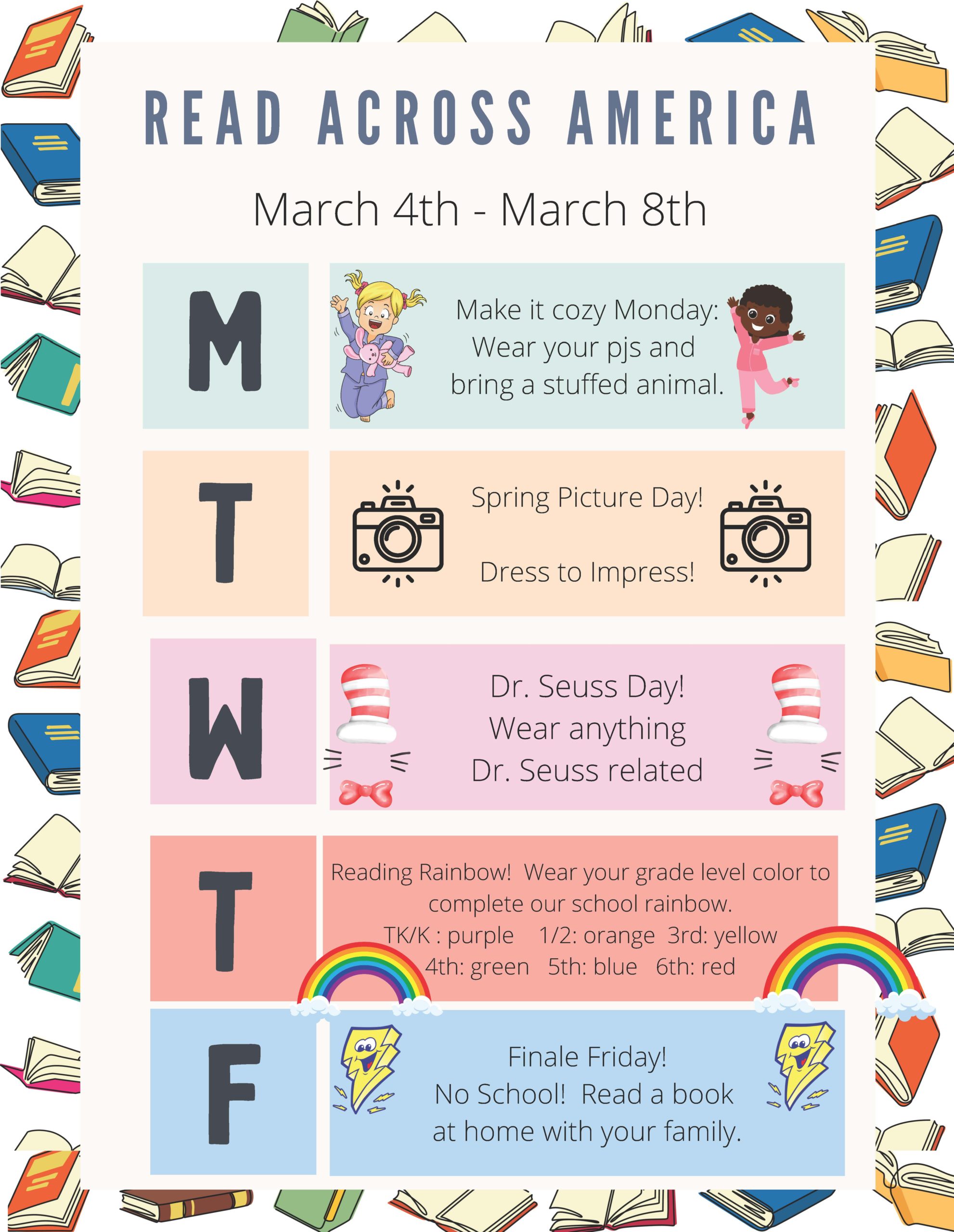 Read Across America Week 2024 Stephen Foster Elementary PTA